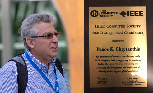 Dr. Panos Chrysanthis chosen for inaugural class of IEEE Computer Society Distinguished Contributors